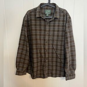 Woolrich long sleeve button-down flannel‎ size XL